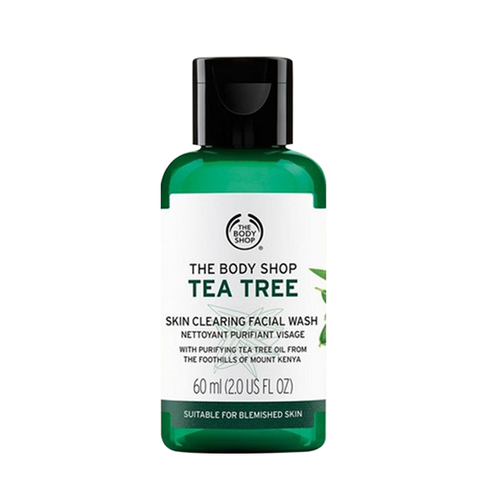 ژل شستشو صورت بادی شاپ مدل tea tree حجم 60 میلی لیتر