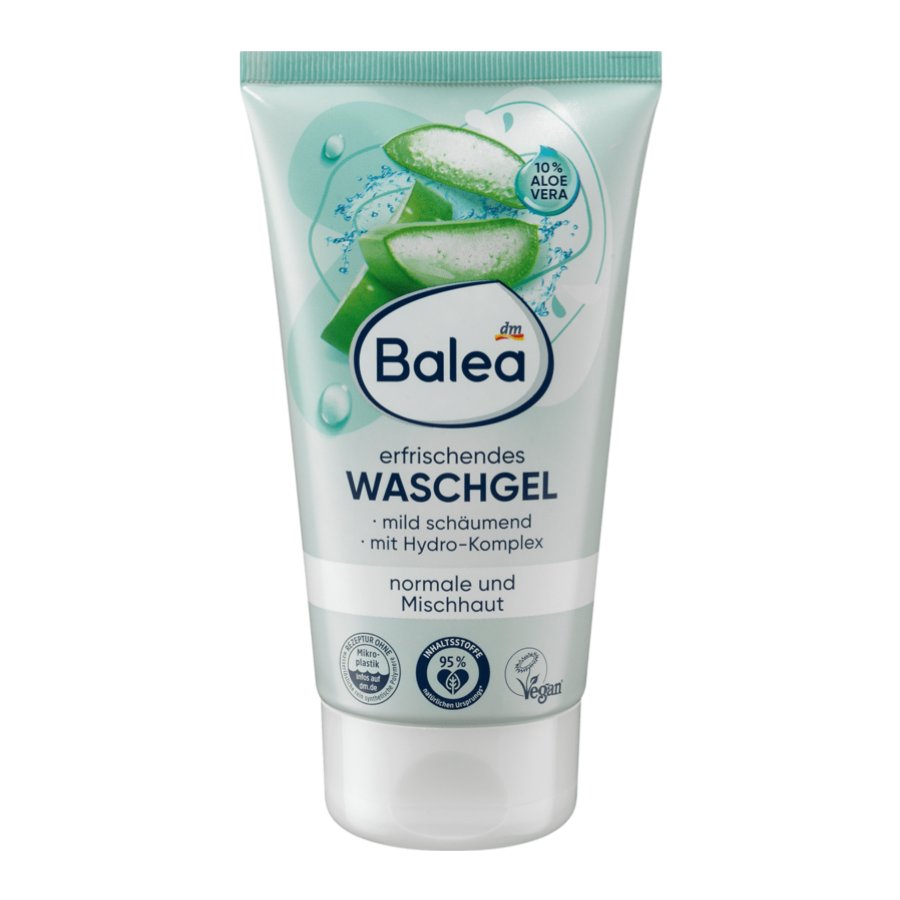ژل شستشو صورت باله آ مدل aloe vera حجم 150 میلی لیتر