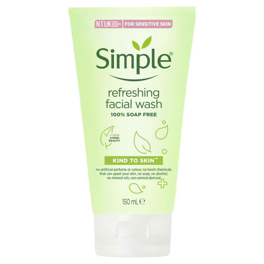 ژل شستشو صورت سیمپل مدل refreshing حجم 150 میلی لیتر