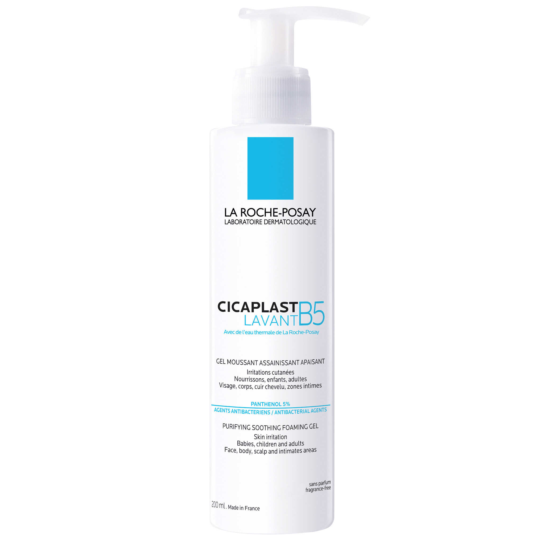 ژل شستشو صورت لاروش پوزای مدل cicaplast حجم 200 میلی لیتر