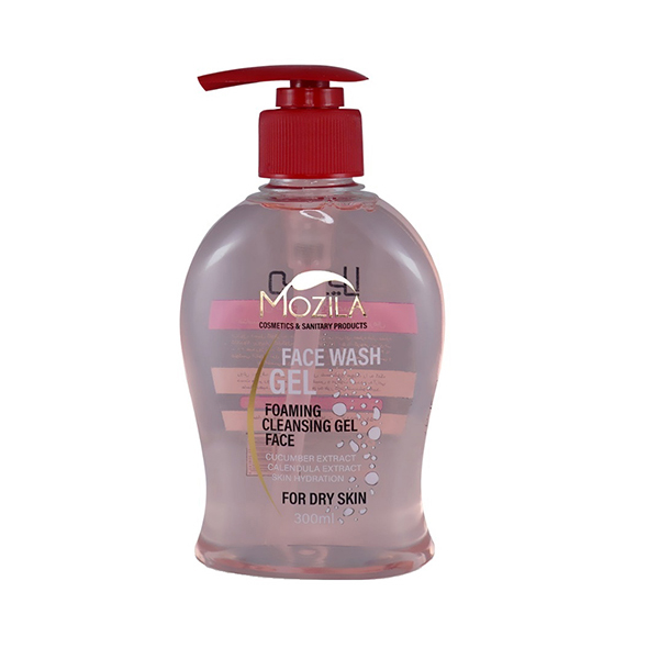 ژل شستشو صورت موزیلا مدل dry skin حجم 300 میلی لیتر