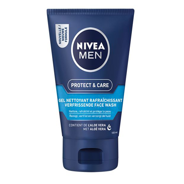 ژل شستشو صورت نیوآ مدل protect and care حجم 100 میلی لیتر