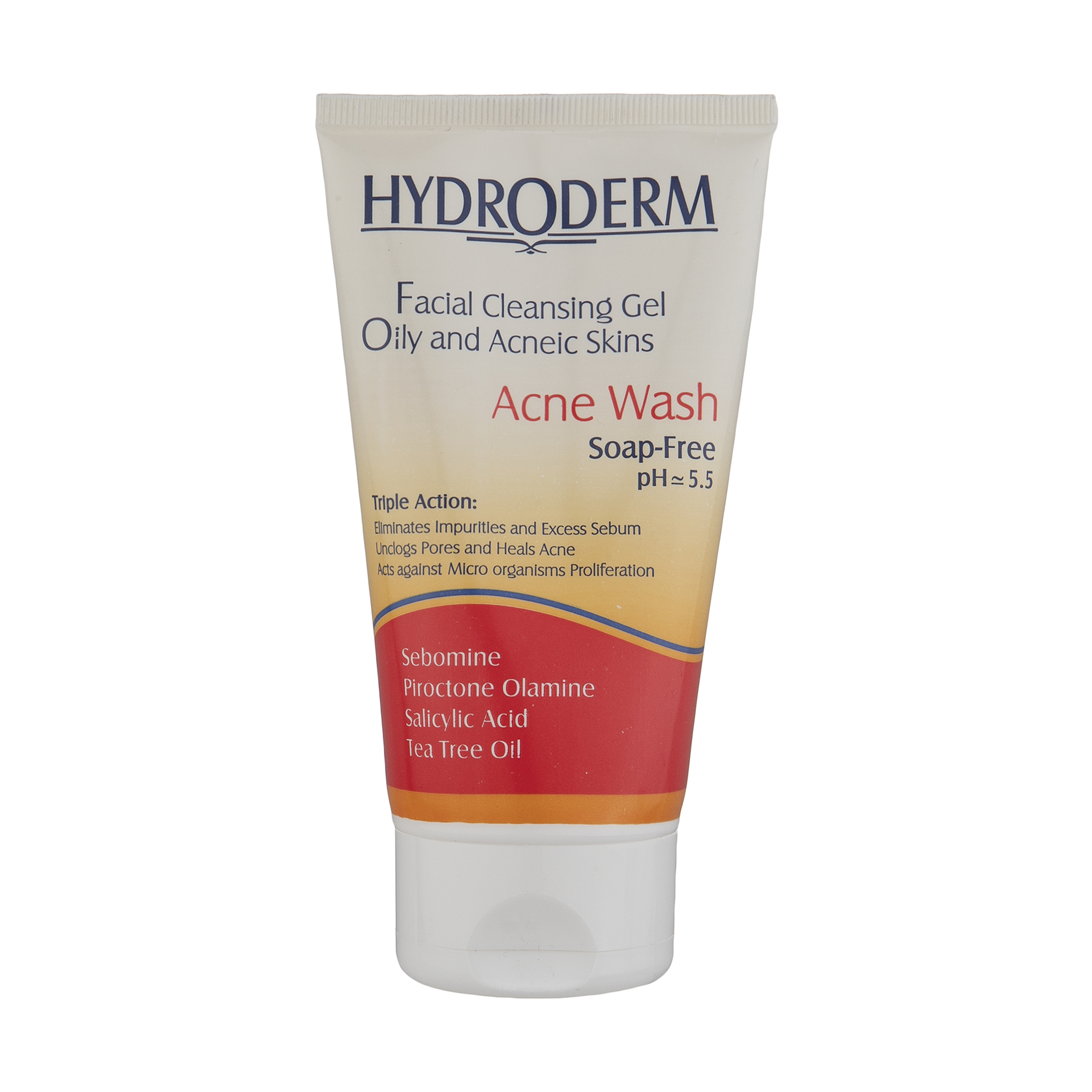 ژل شستشو صورت هیدرودرم مدل oily skin وزن 150 گرم