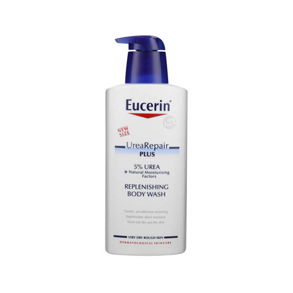 ژل شستشو صورت و بدن اوسرین مدل urea repair 5درصد حجم 400 میلی لیتر