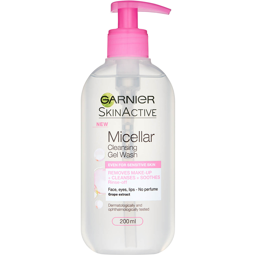 ژل شستشو صورت گارنیه مدل skin active حجم 200 میلی لیتر