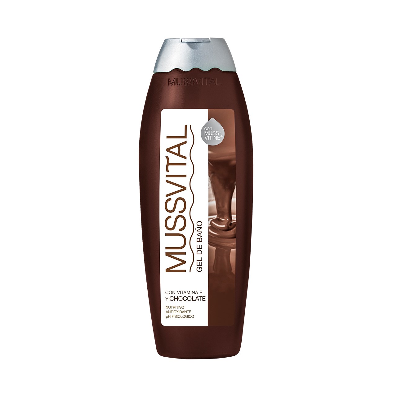 ژل شستشوی بدن موسویتال مدل chocolate and vitamin e حجم 750 میلی لیتر