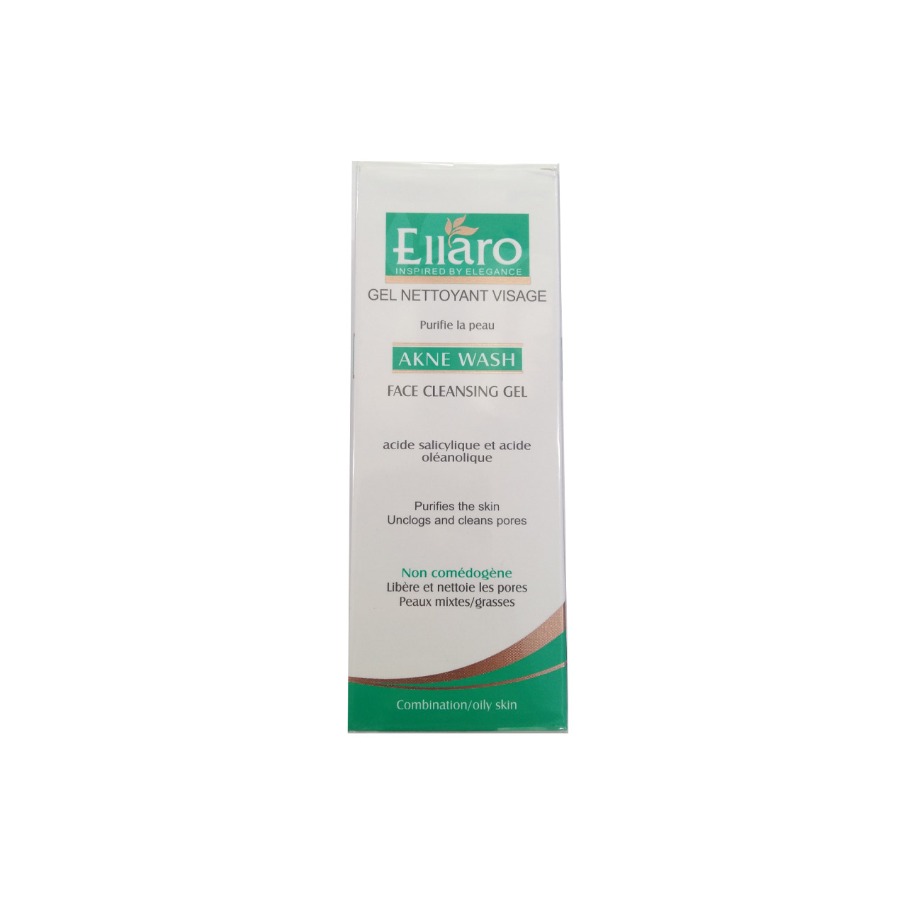 ژل شستشوی صورت الارو مدل akne wash حجم 150 میلی لیتر