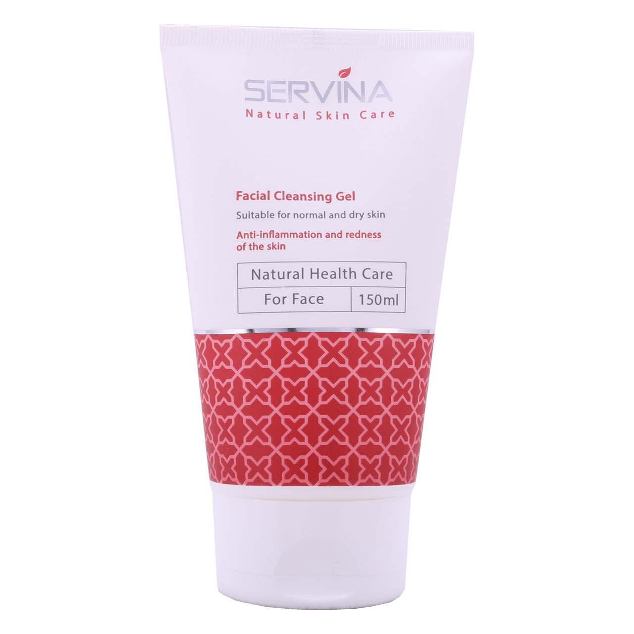 ژل شستشوی صورت سروینا مخصوص پوست های خشک و معمولی مدل normal and dry skin حجم 150میلی لیتر