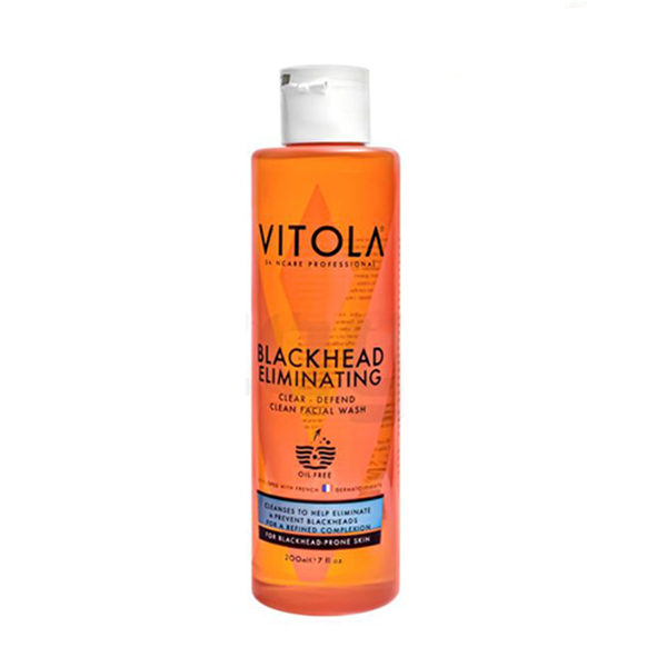 ژل شستشوی صورت ویتولا مدل blackhead wash حجم 200 میلی لیتر