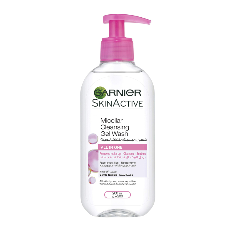 ژل شستشوی صورت گارنیه مدل skin active حجم 200 میلی لیتر