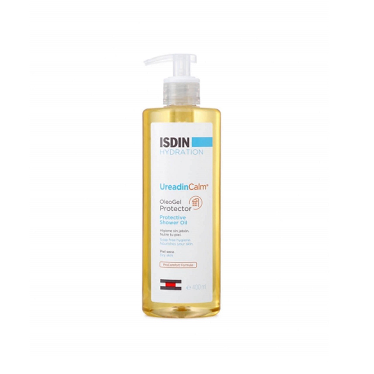 ژل شوینده بدن ایزدین مدل ureadin calm shower oil حجم 400 میلی لیتر