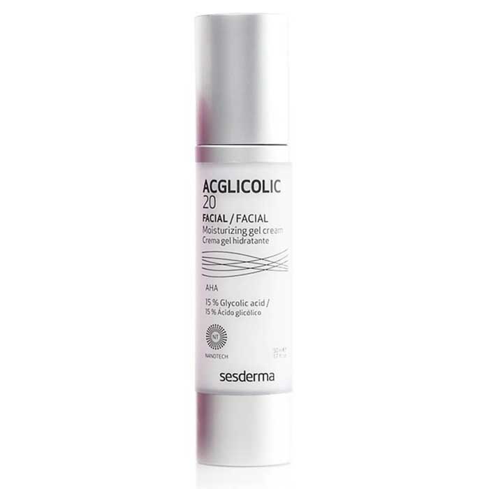 ژل ضدچروک و لایه بردار سسدرما مدل acglocolic 20 حجم 50 میل