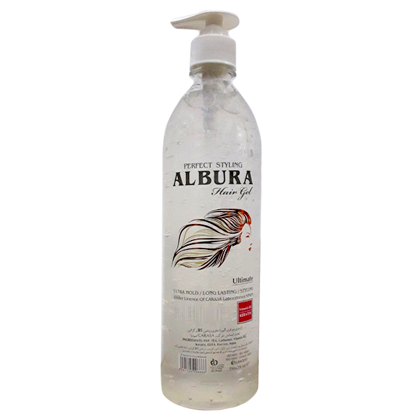 ژل مو آلبورا مدل keratin حجم 750 میلی لیتر