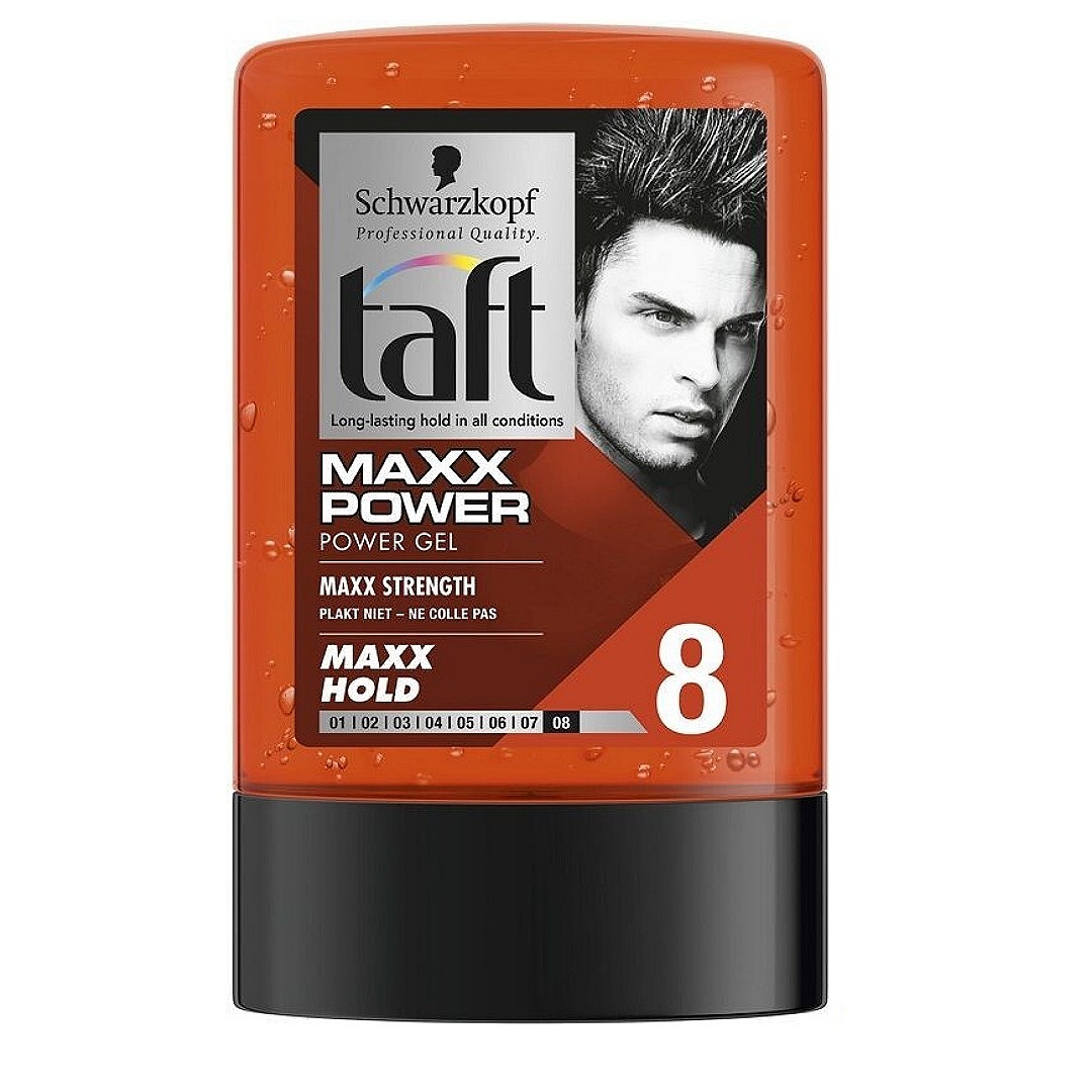 ژل مو تافت مدل maxx power حجم 300 میلی لیتر