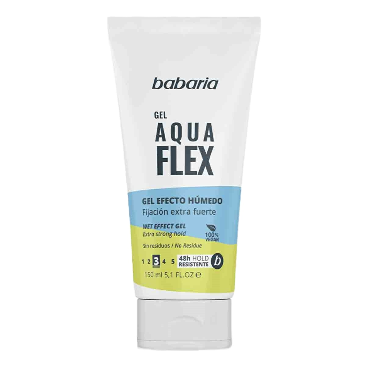 ژل مو حالت دهنده باباریا مدل aqua flex حجم 150 میلی لیتر