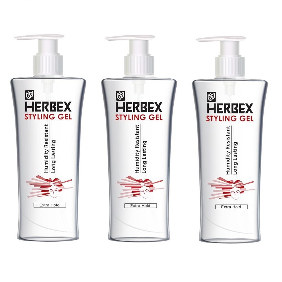 ژل مو هربکس مدل extra hold حجم 200 میلی لیتر مجموعه 3 عددی