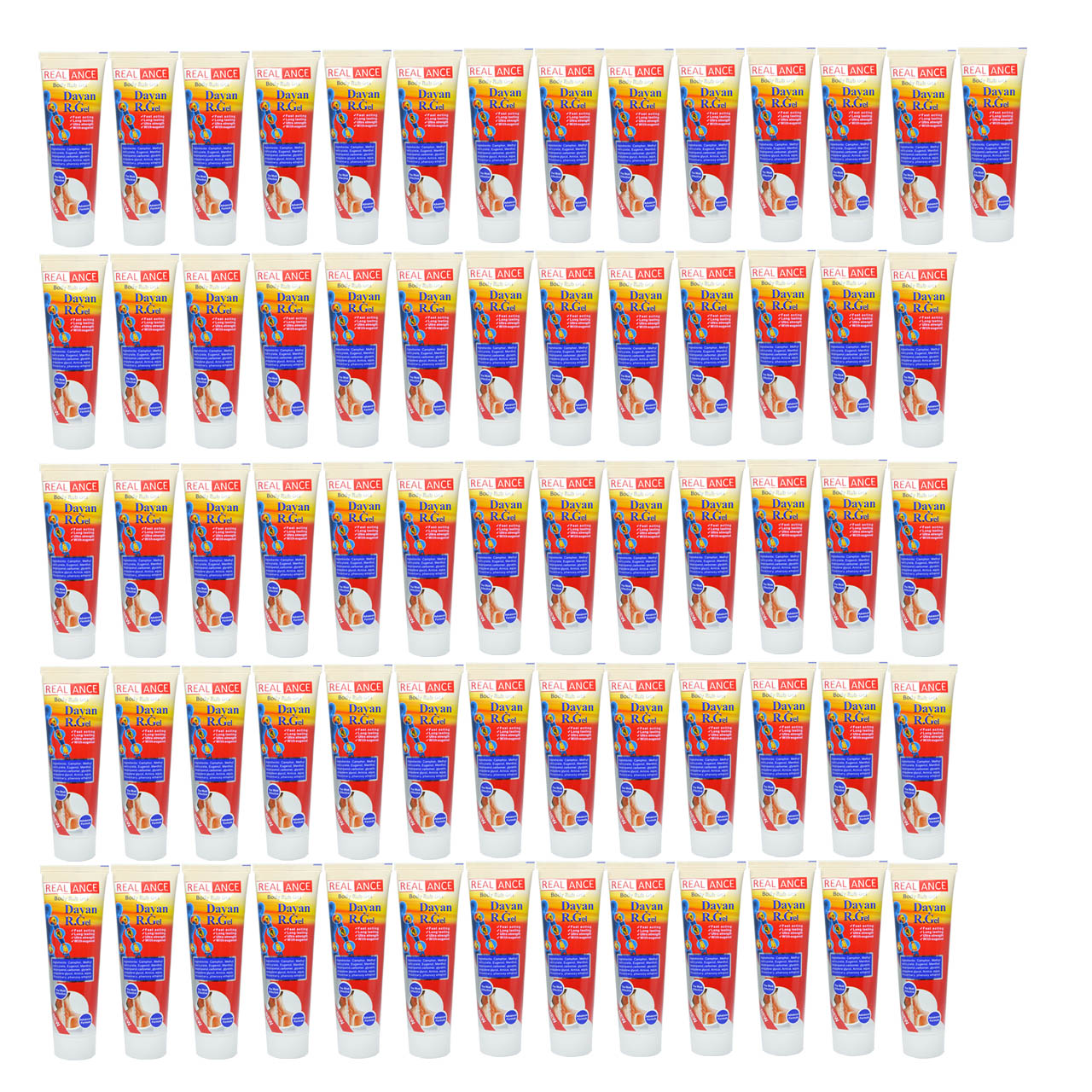 ژل موضعی ریلنس مدل r.gel وزن 100 گرم مجموعه 66 عددی