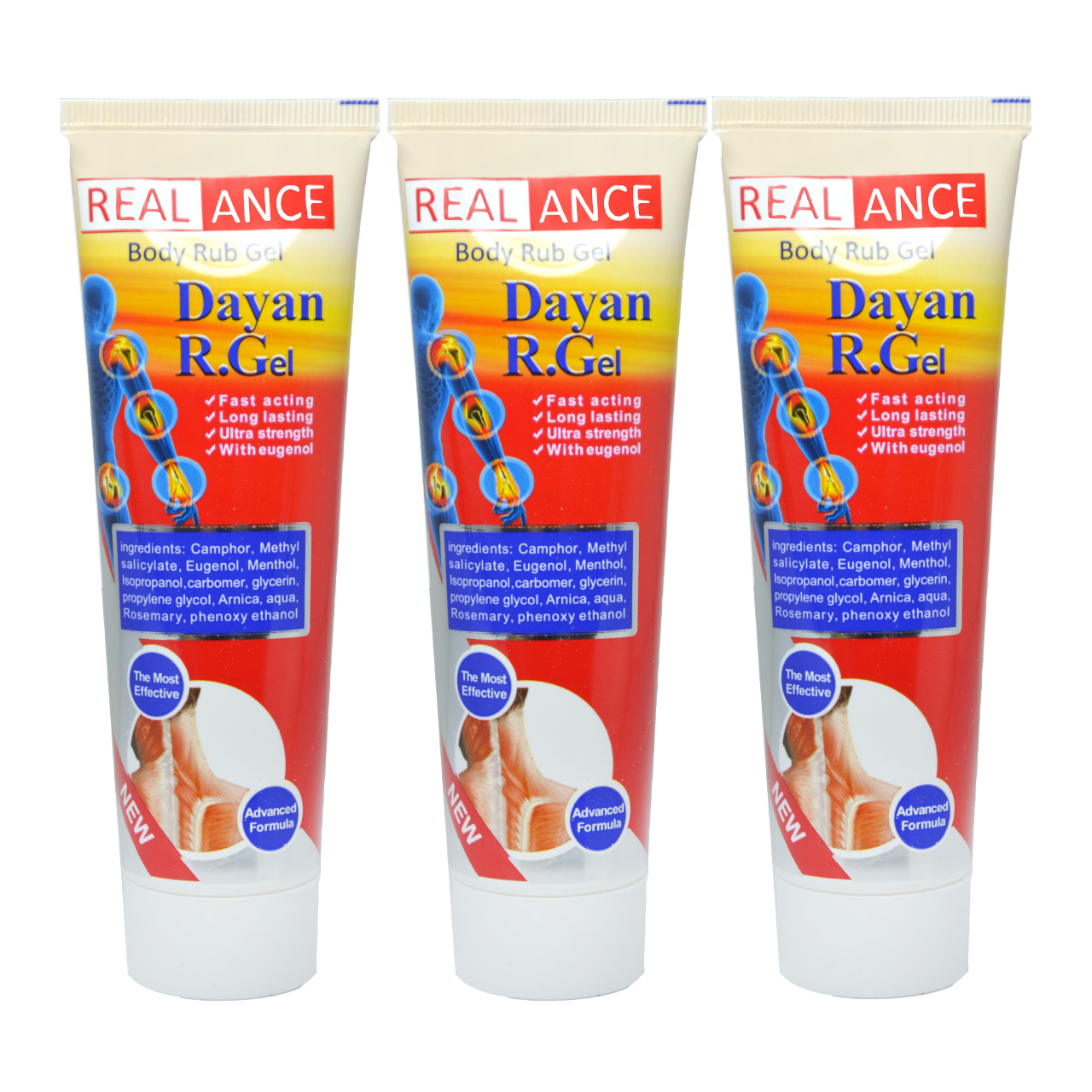 ژل موضعی ریلنس مدل rgel وزن 100 گرم مجموعه 3 عددی