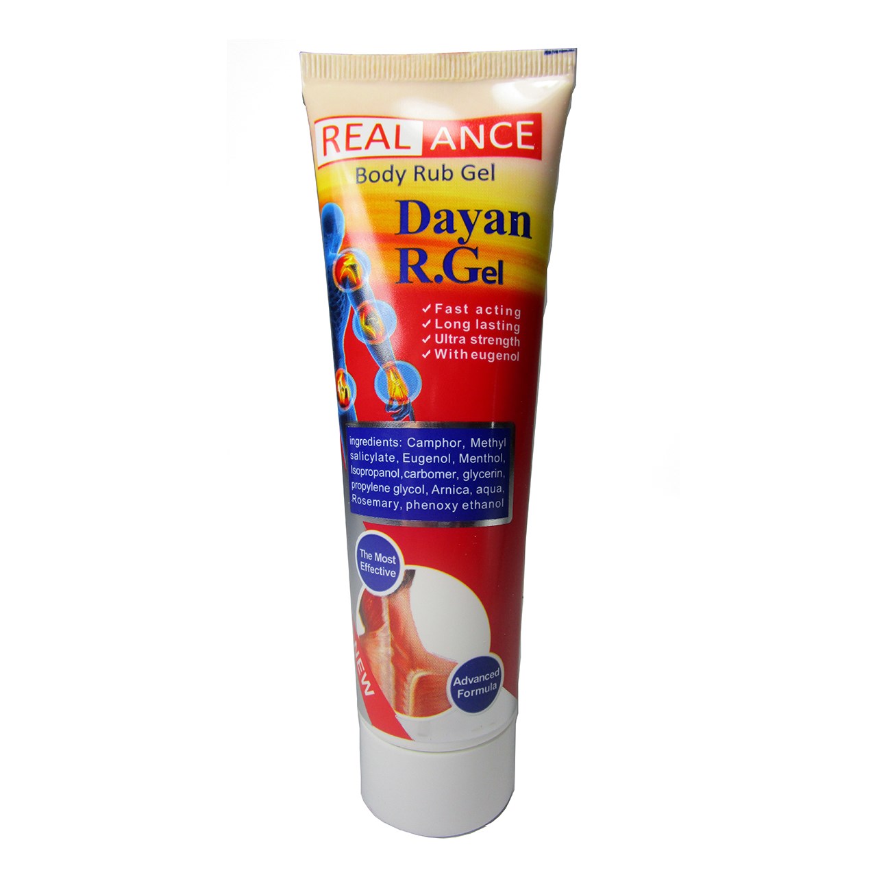 ژل موضعی عضلات و مفاصل ریلنس مدل r.gel حجم 100 گرم