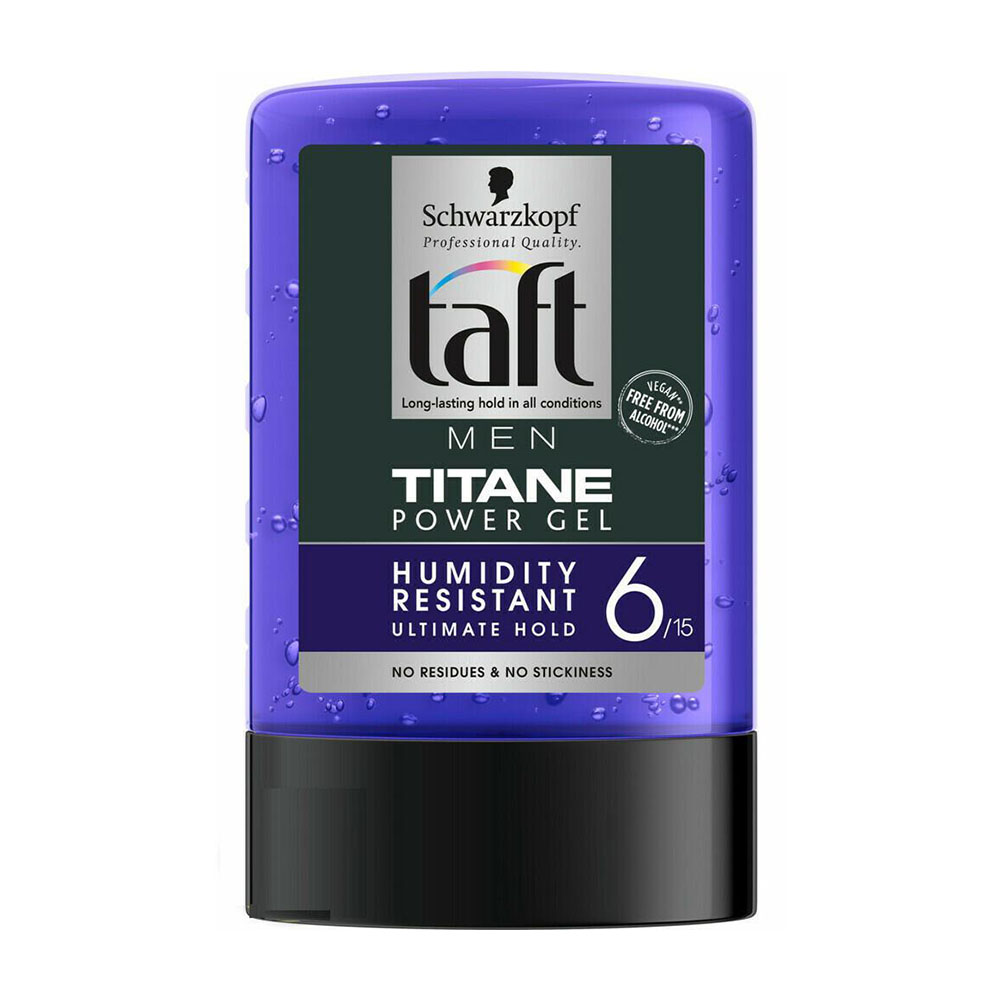 ژل موی تافت مدل titane 6 حجم 300 میلی لیتر