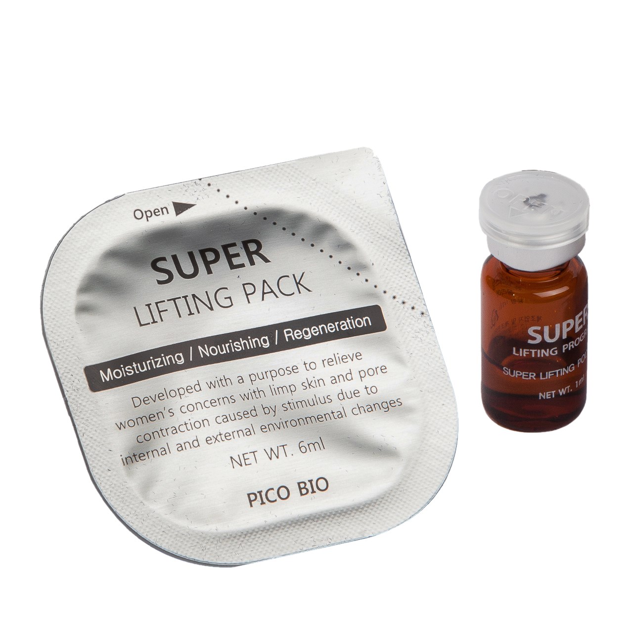 ژل و سرم ضد چروک پوست پیکو بیو مدل super lifting حجم 7 میلی لیتر