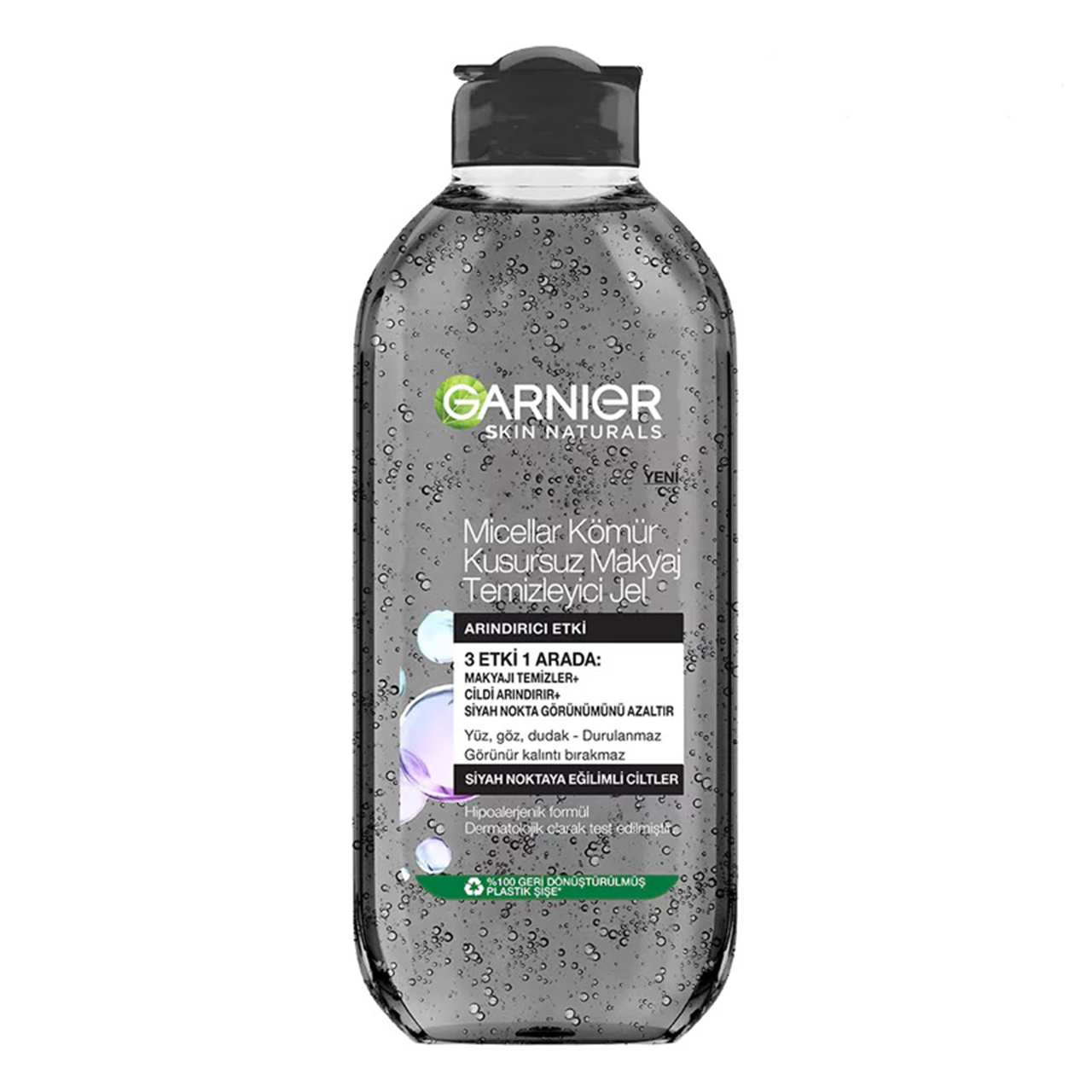 ژل پاک کننده آرایش گارنیه مدل charcoal حجم 400 میلی لیتر