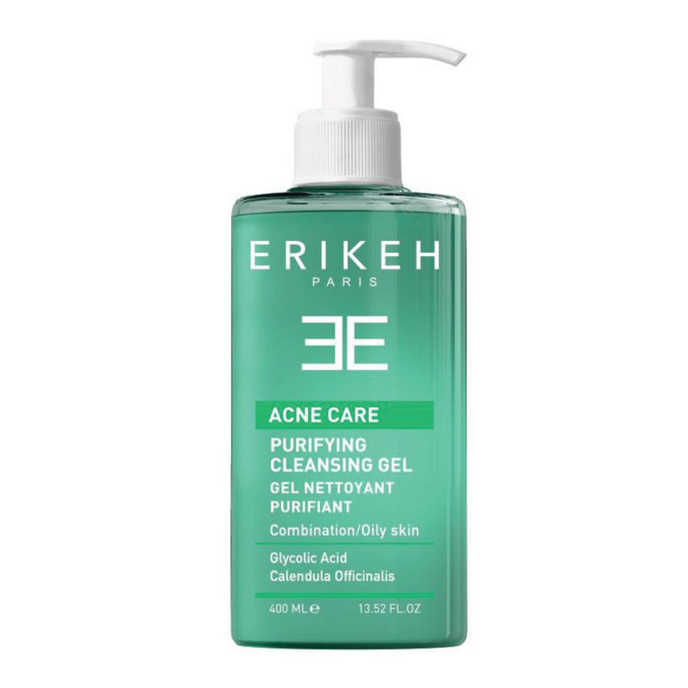 ژل پاک کننده صورت اریکه مدل acne care حجم 400 میلی لیتر