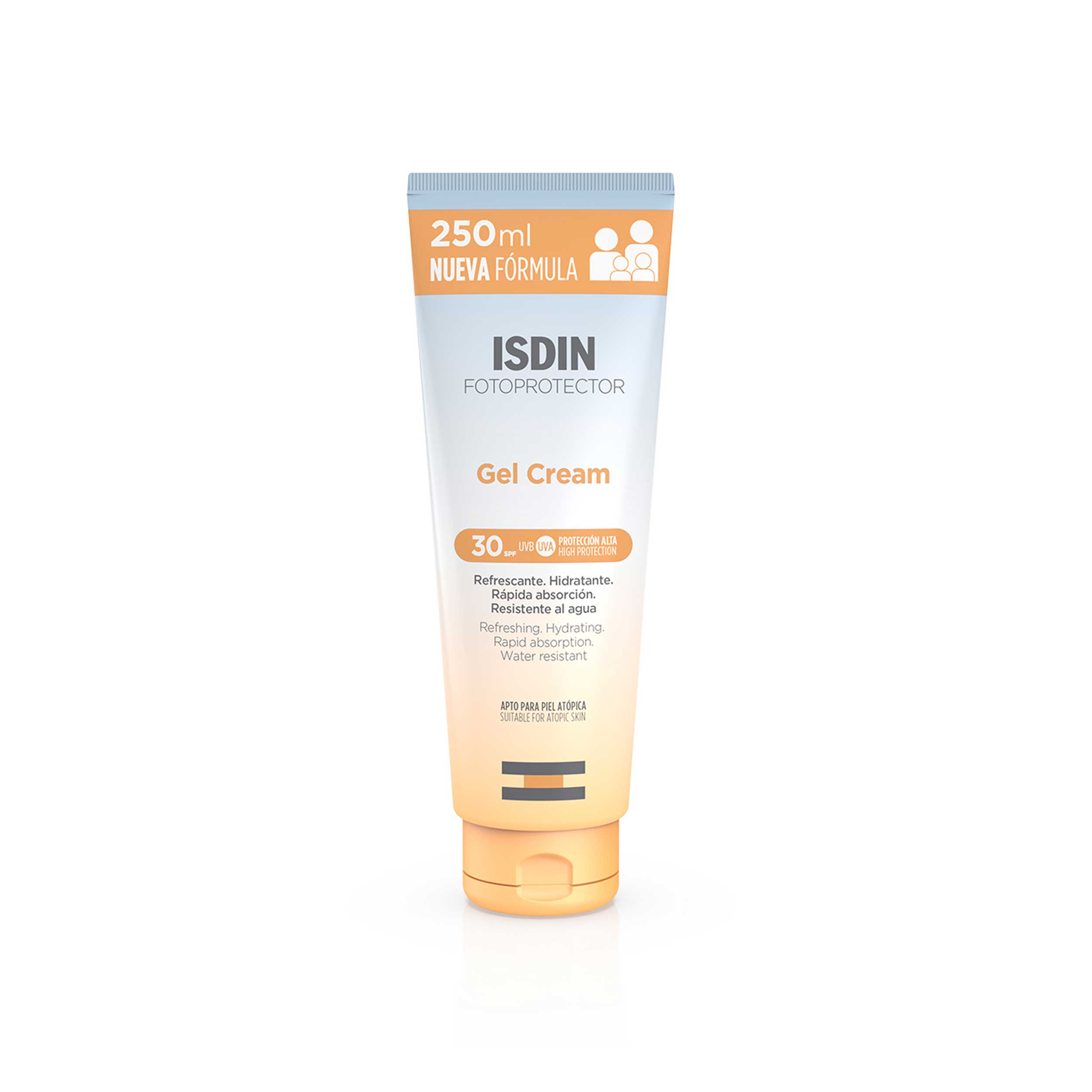 ژل کرم ضد آفتاب بی رنگ ایزدین spf30 مدل erfrischend مناسب انواع پوست حجم 250 میلی لیتر