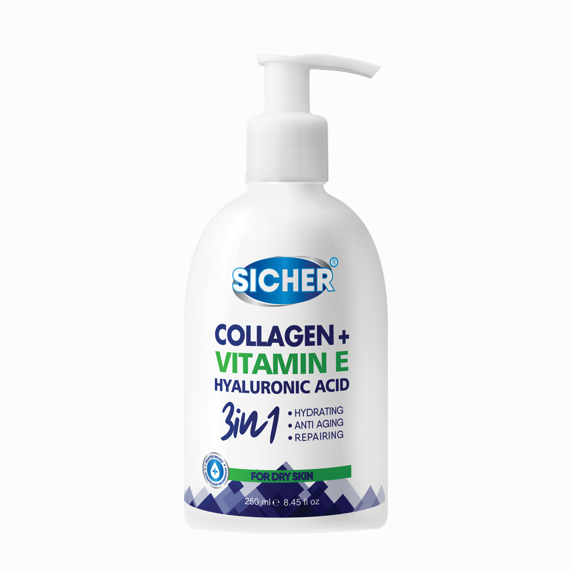 کرم آبرسان سیچر مدل vitamin e حجم 250 میلی لیتر