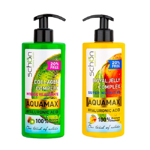 کرم آبرسان شون مدل collagen حجم 500 میلی لیتر به همراه کرم آبرسان شون مدل royal jelly حجم 500 میلی لیتر