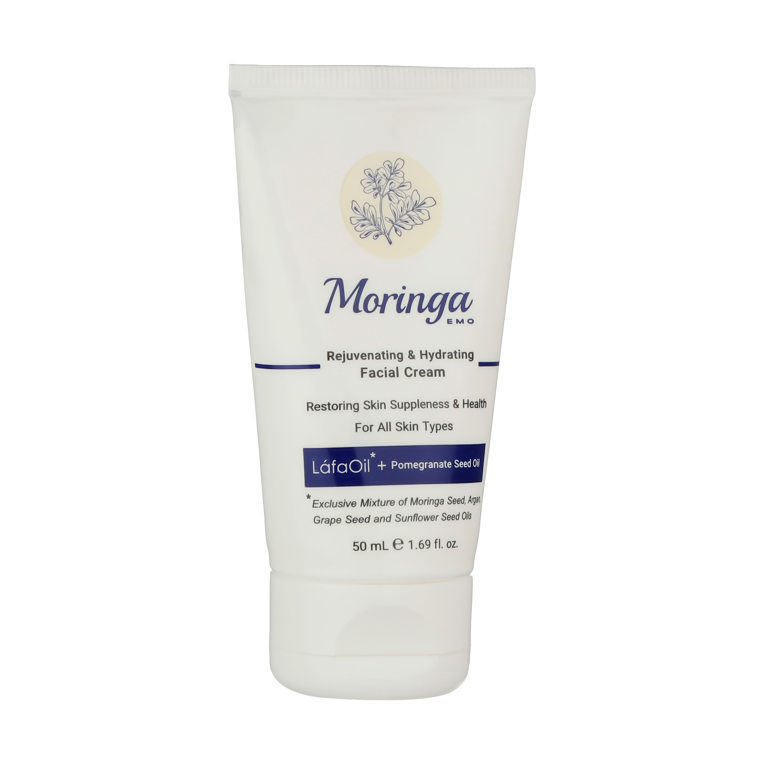 کرم آبرسان مورینگا امو مدل rejuvenating حجم 50 میلی لیتر