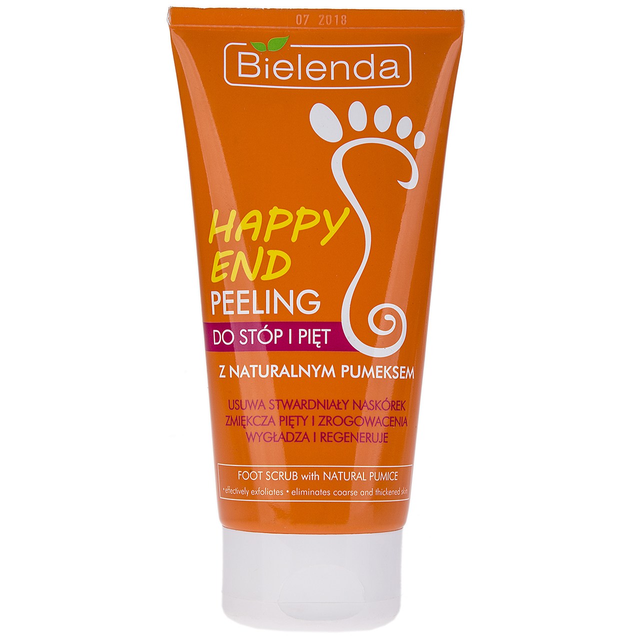 کرم اسکراب پا بی یلندا سری happy end مدل natural pumice حجم 125 میلی لیتر