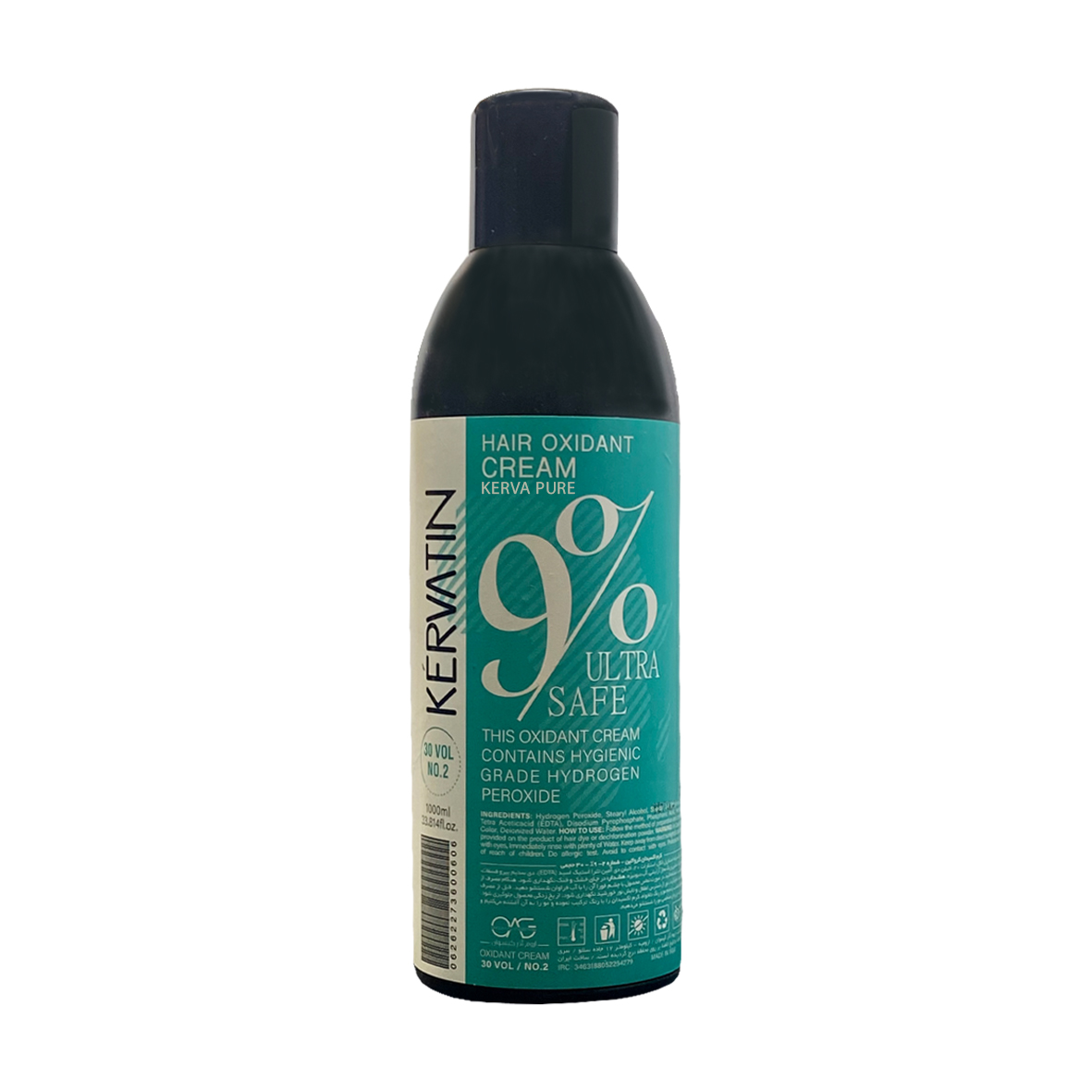 کرم اکسیدان کروا پیور مدل keratin نه درصدی حجم 1000 میلی لیتر