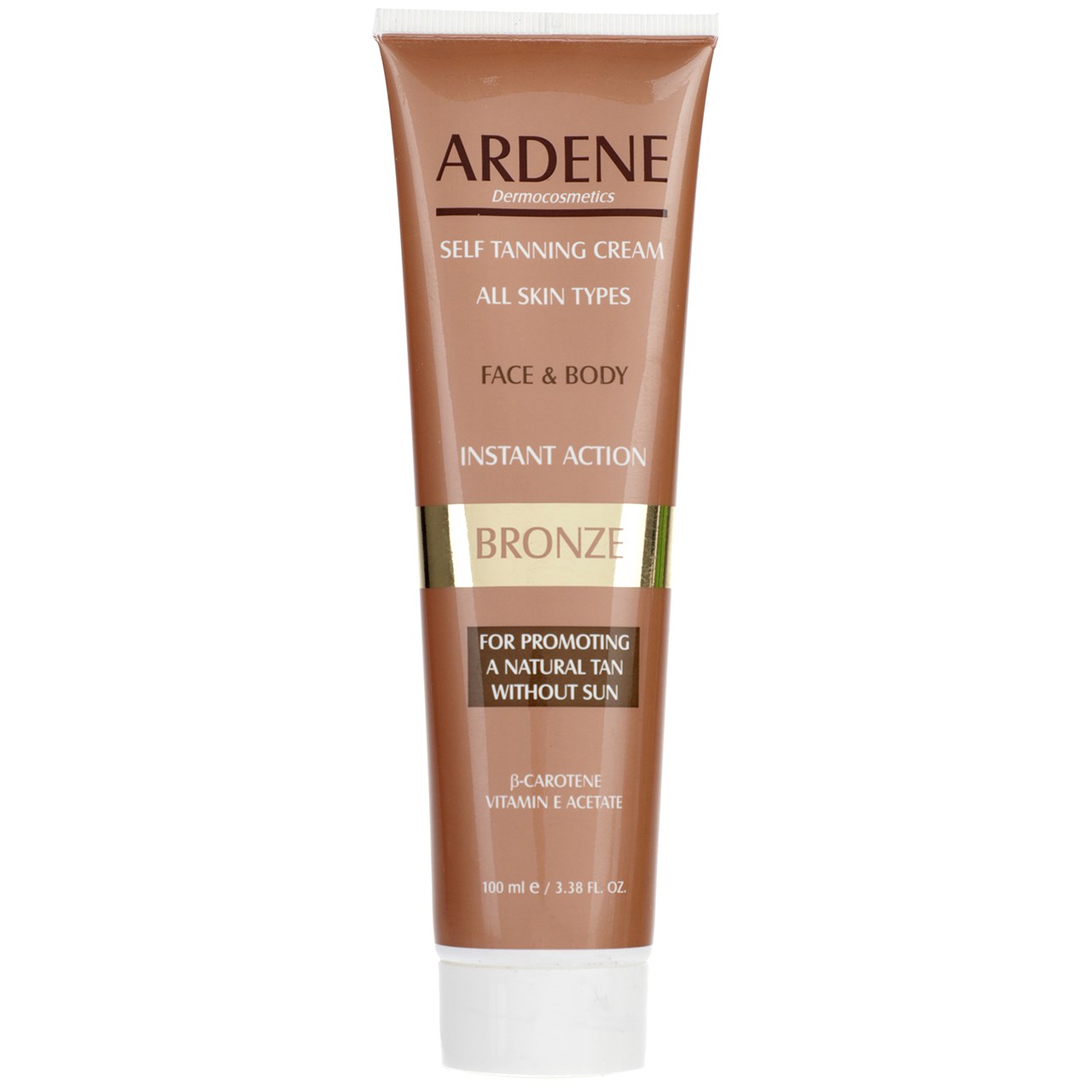 کرم برنزه کننده arden مدل face and body skin حجم 100 میلی لیتر