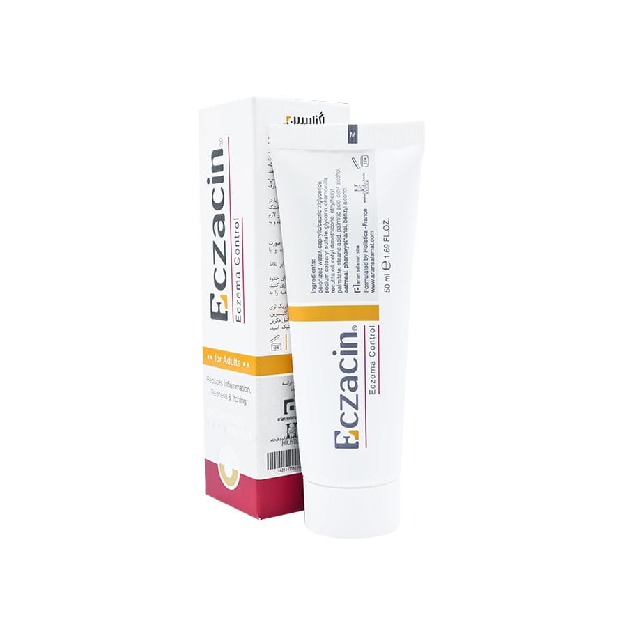 کرم ترمیم کننده اگزاسین مدل eczema control حجم 50 میلی لیتر