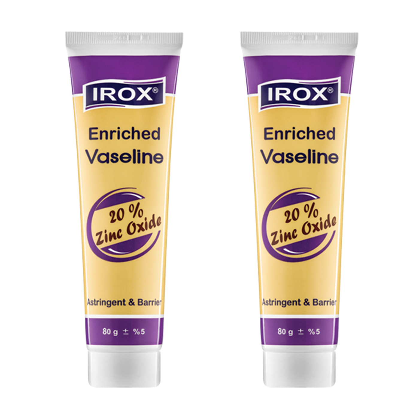 کرم ترمیم کننده ایروکس مدل zinc oxide حجم 80 میلی لیتر بسته 2 عددی