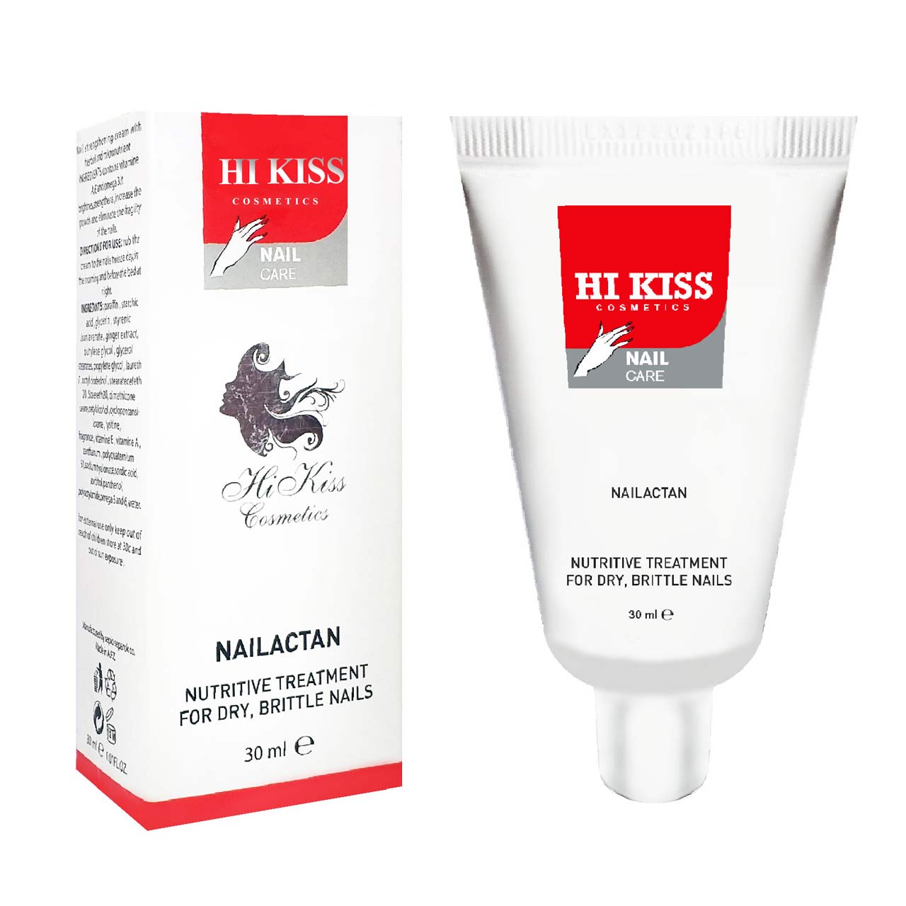 کرم تقویت کننده ناخن های کیس مدل nailactan حجم 30 میلی لیتر