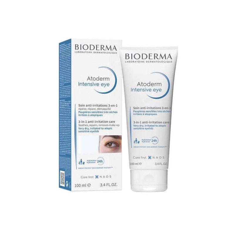 کرم دور چشم بایودرما مدل atoderm حجم 100 میلی لیتر