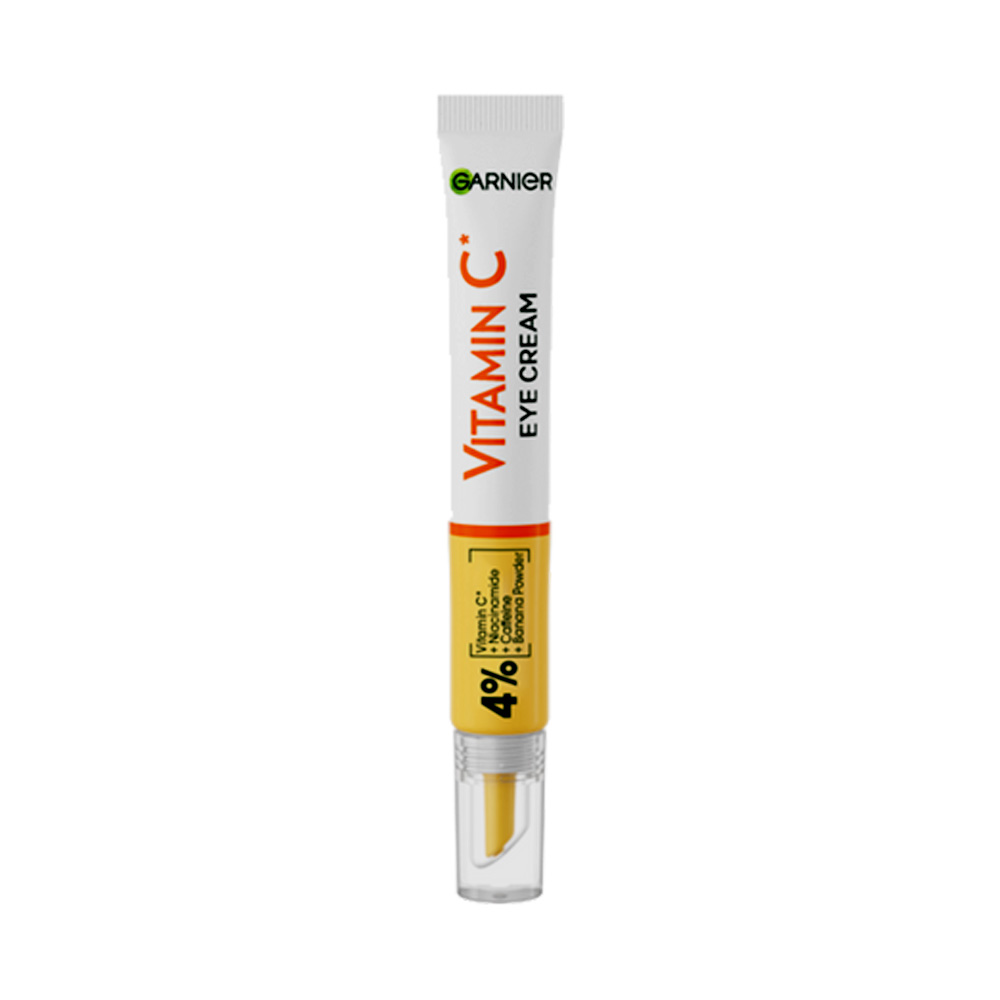 کرم دور چشم گارنیه مدل brightening vitamin c حجم 15 میلی لیتر