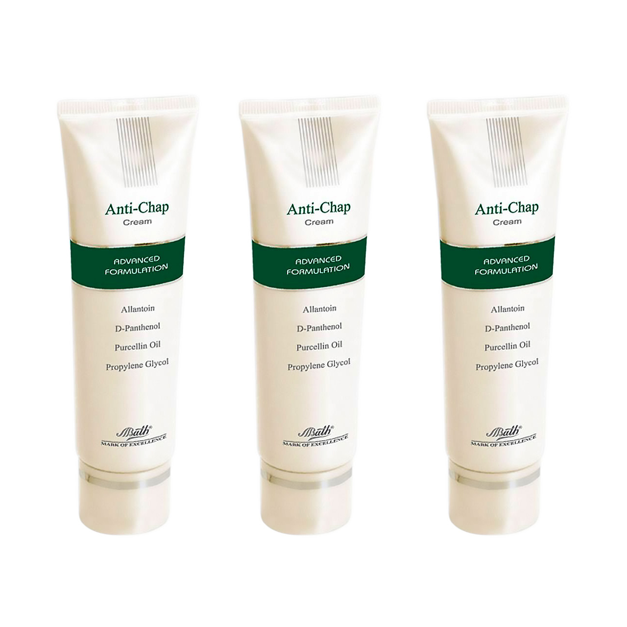 کرم رفع ترک بدن بس مدل anti chap حجم 50 میلی لیتر بسته 3 عددی