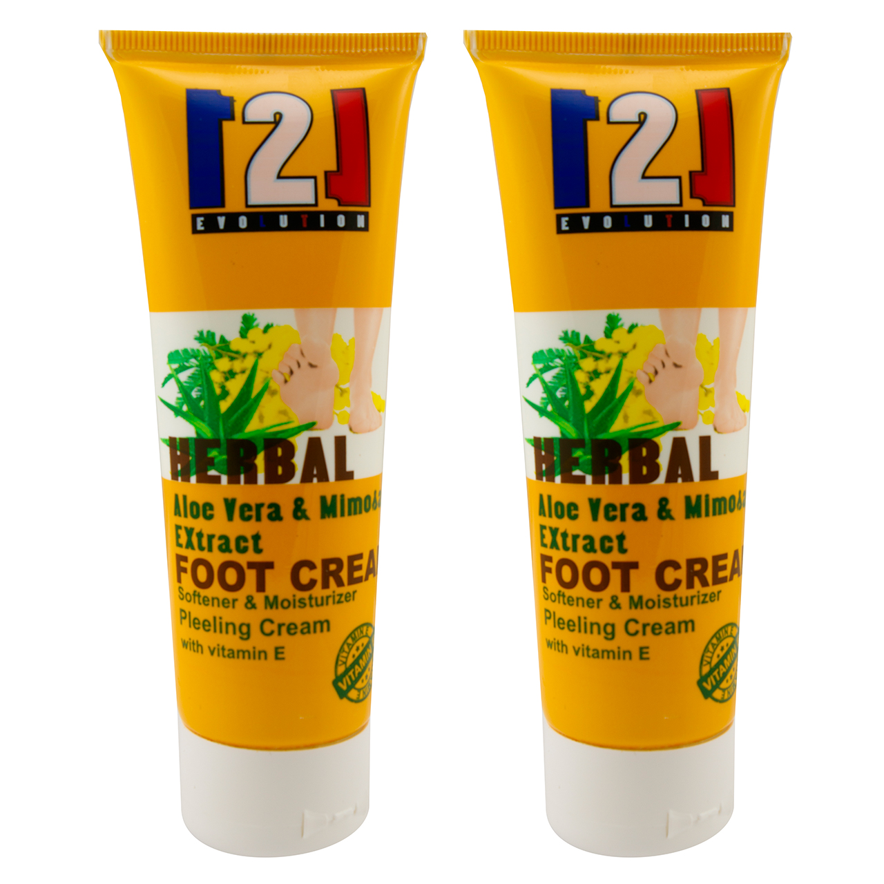 کرم رفع ترک پا 121 مدل aloe vera حجم 75 میلی لیتر مجموعه 2 عددی