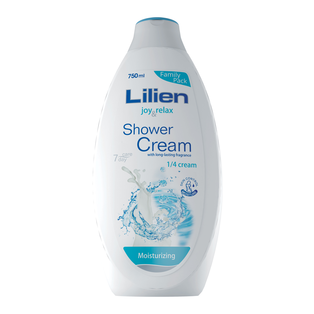 کرم شستشوی بدن لیلین مدل moisturizing حجم 750 میلی لیتر