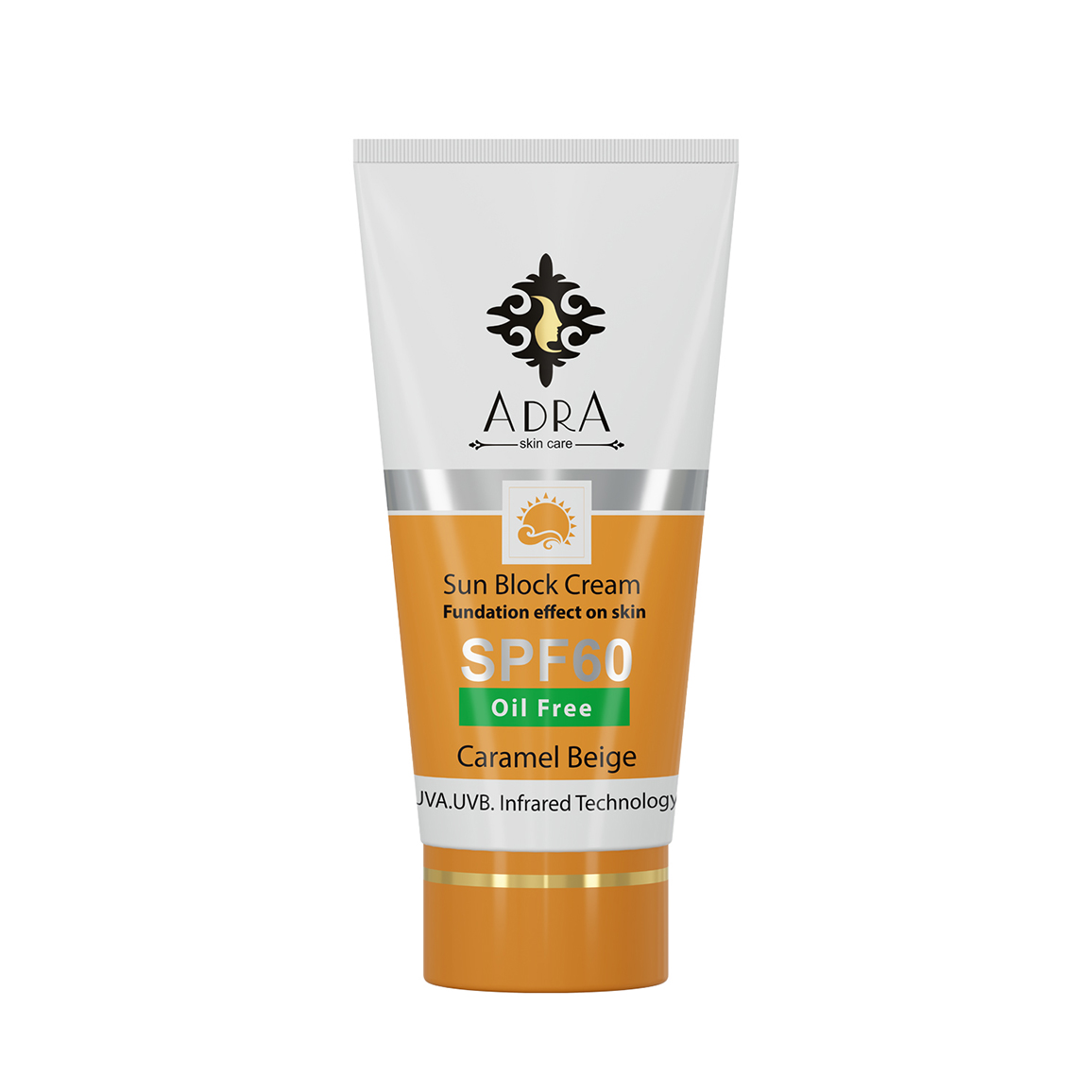 کرم ضد آفتاب آدرا مدل caramel beige حجم 50 میلی لیتر