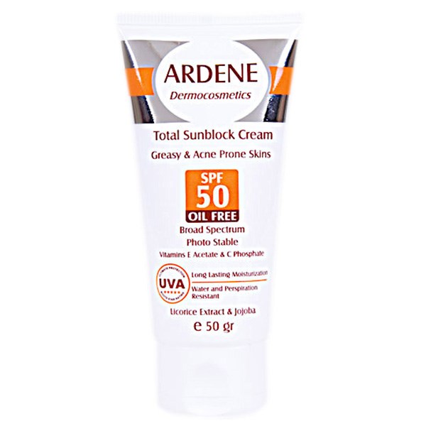 کرم ضد آفتاب آردن spf50