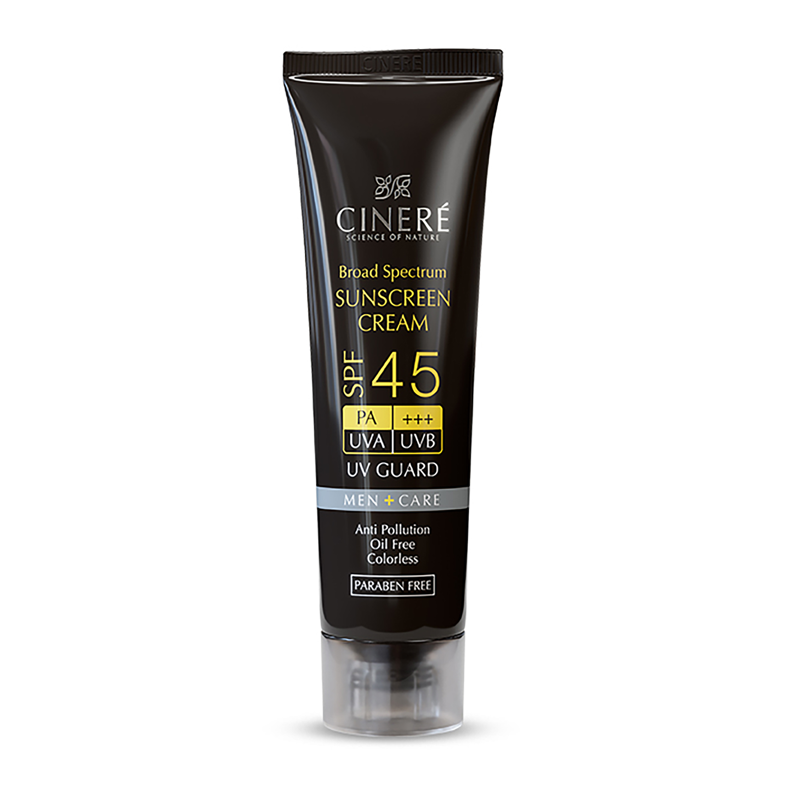 کرم ضد آفتاب آقايان spf45 سینره حجم 50 میلی لیتر