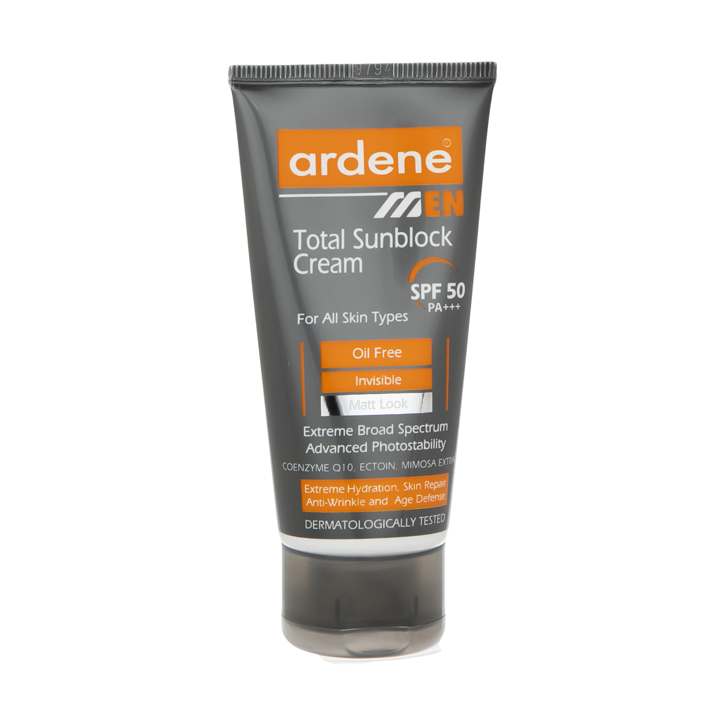 کرم ضد آفتاب آقایان آردن مدل total spf50 وزن 50 گرم