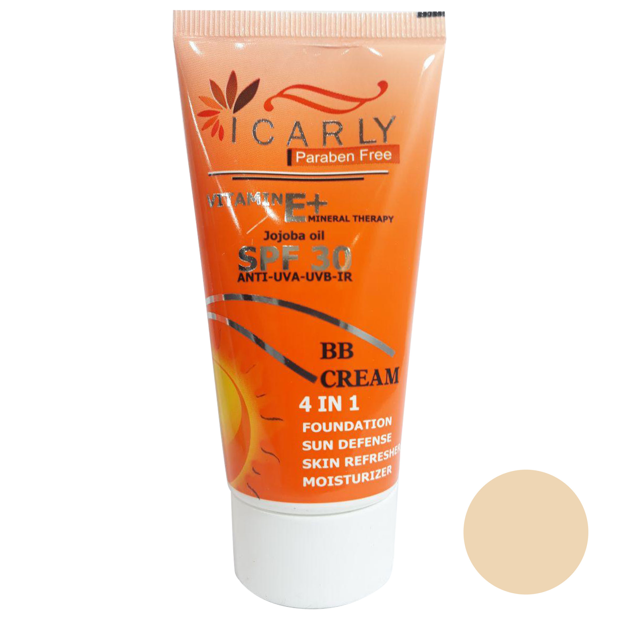 کرم ضد آفتاب آی کارلی مدل bb cream حجم 50 میلی لیتر