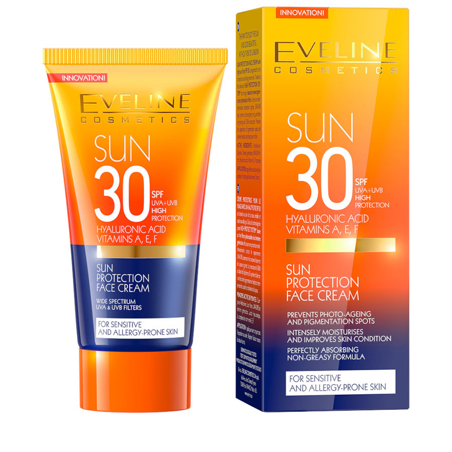 کرم ضد آفتاب اولاین مدل sun 30 حجم 50 میلی لیتر