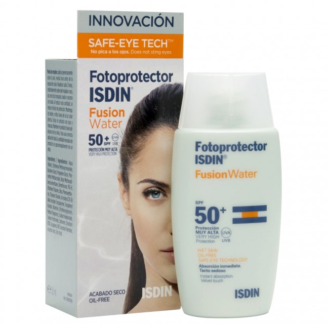 کرم ضد آفتاب ایزدین مدل fusion water حجم 50 میلی لیتر