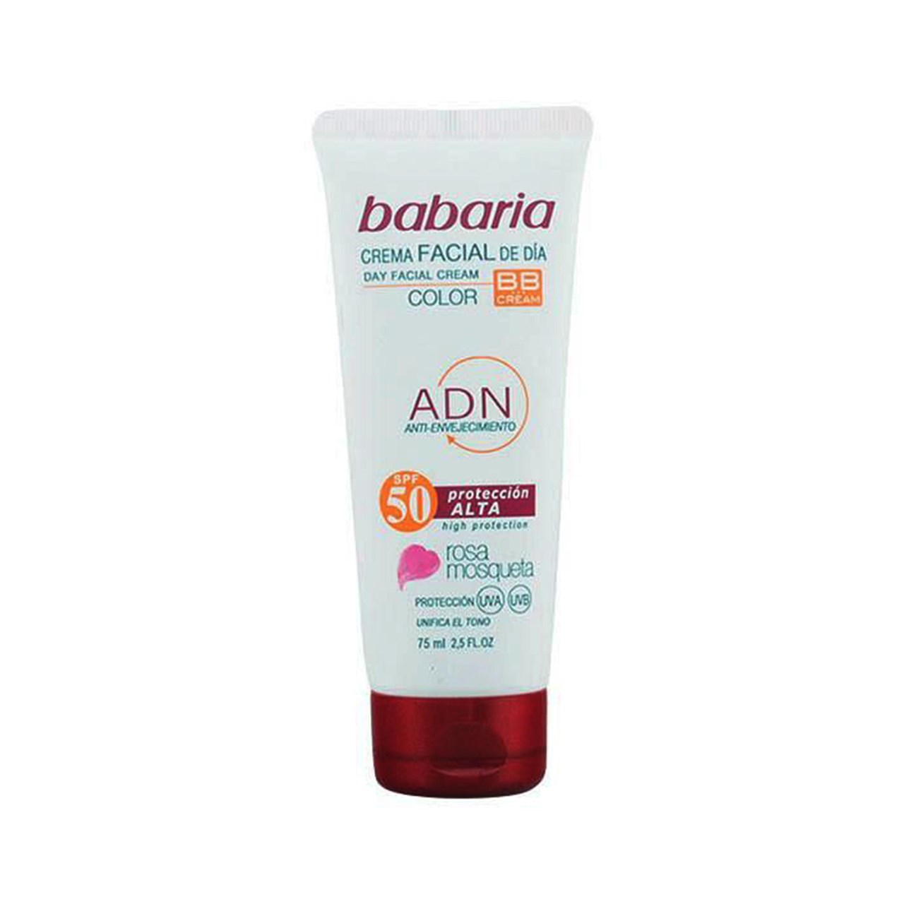 کرم ضد آفتاب باباریا spf50 مدل رزا حجم 75 میلی لیتر